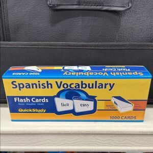 Spanish Vocabulary Flash Cards